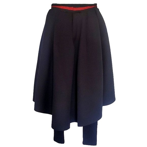 NWT asymmetrical skirt w attached leggings - Picture 2 of 8